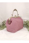 Τσάντα Vintage χρώμα ροζ